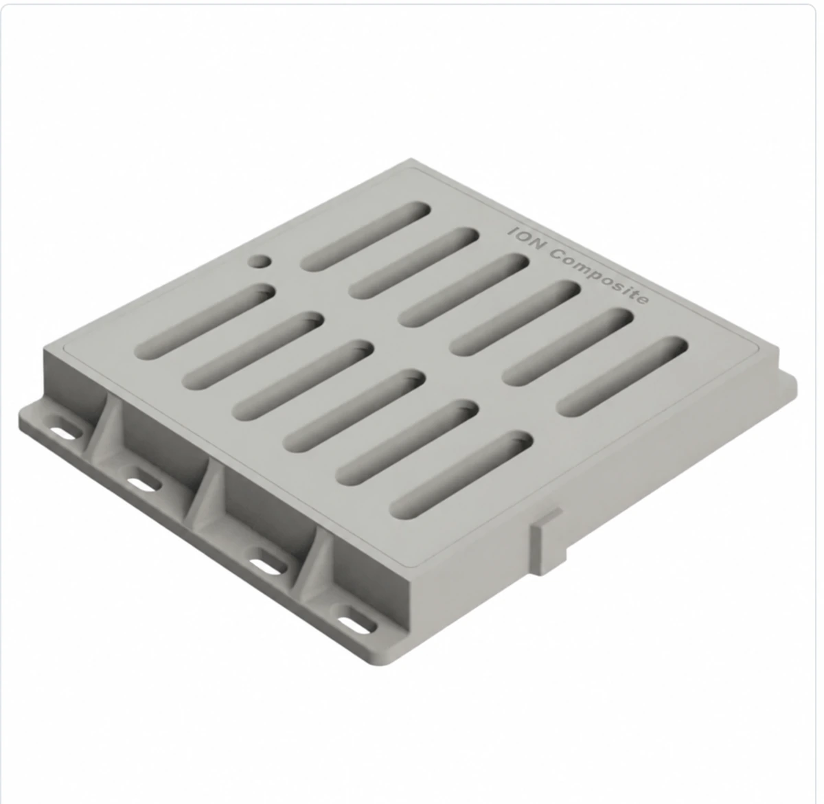 500 × 500 × 60 Channel Grating — ION Composite product view
