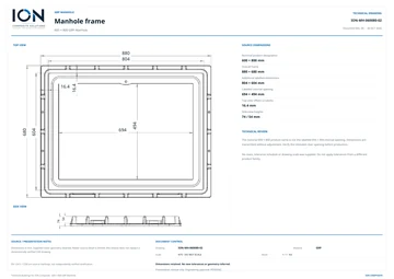 Low-resolution Frame Drawing preview for 600 × 800 GRP Manhole