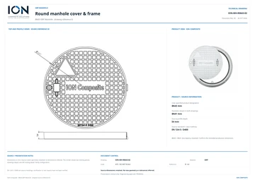 Low-resolution Drawing Reference B preview for Ø643 GRP Manhole